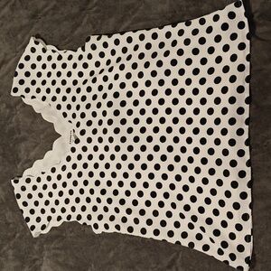 Express polka dot top